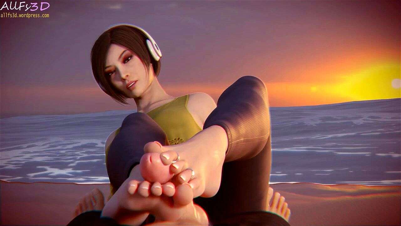 애니야동-풋잡 3D 헨타이 짦은영상 Ada wong footjob